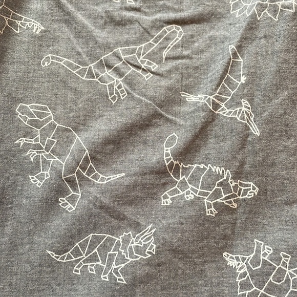 NWT Cat & Jack Grey Dino Button Down - Picture 8 of 8